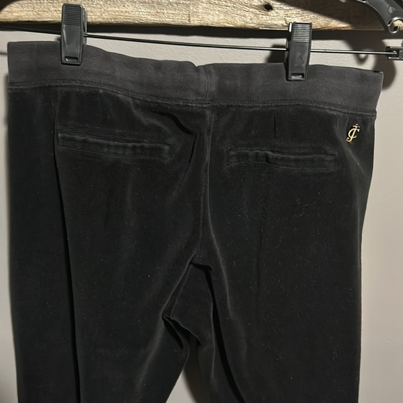 JUICY COUTURE blk velour jogging sweat pants S - Picture 4 of 10